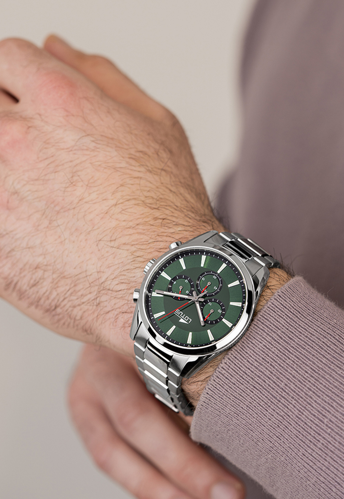 RELOJ LOTUS HOMBRE 18922/4 VERDE CHRONO - 4