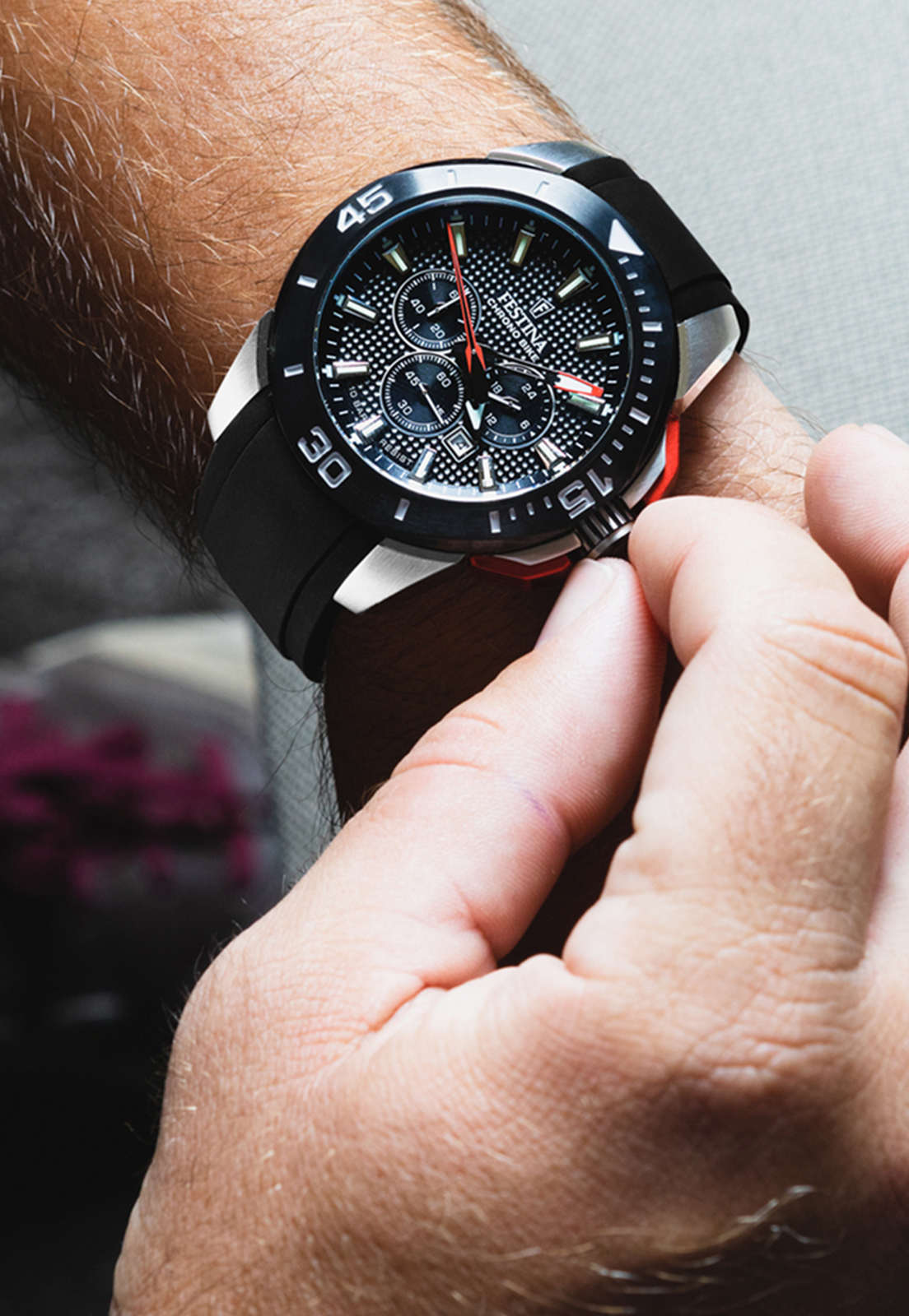 RELOJ FESTINA HOMBRE F20642/4 NEGRO CHRONO BIKE - 3