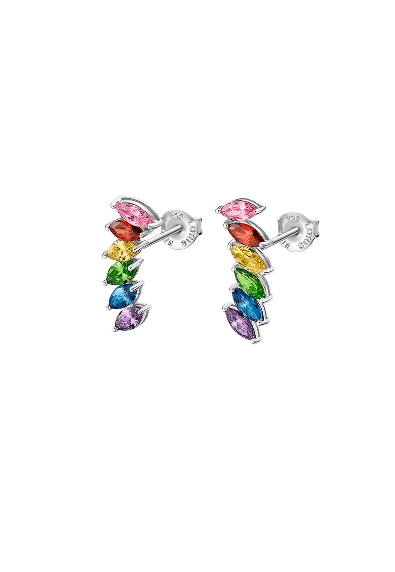 EAR CUFF LP3391-4/2 LOTUS SILVER MUJER EAR PARTY - 1