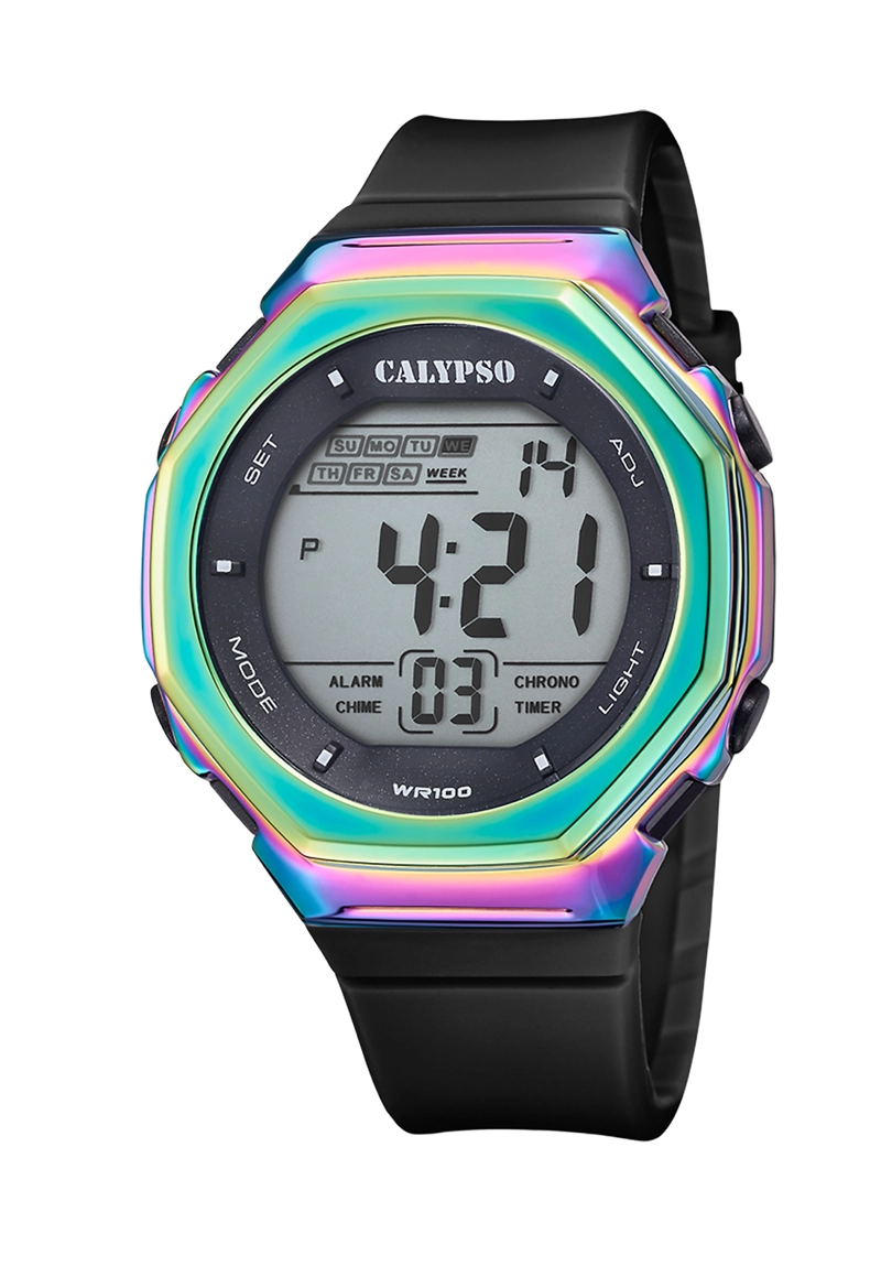 RELOJ CALYPSO HOMBRE K5842/3 NEGRO COLOR SPLASH - 1