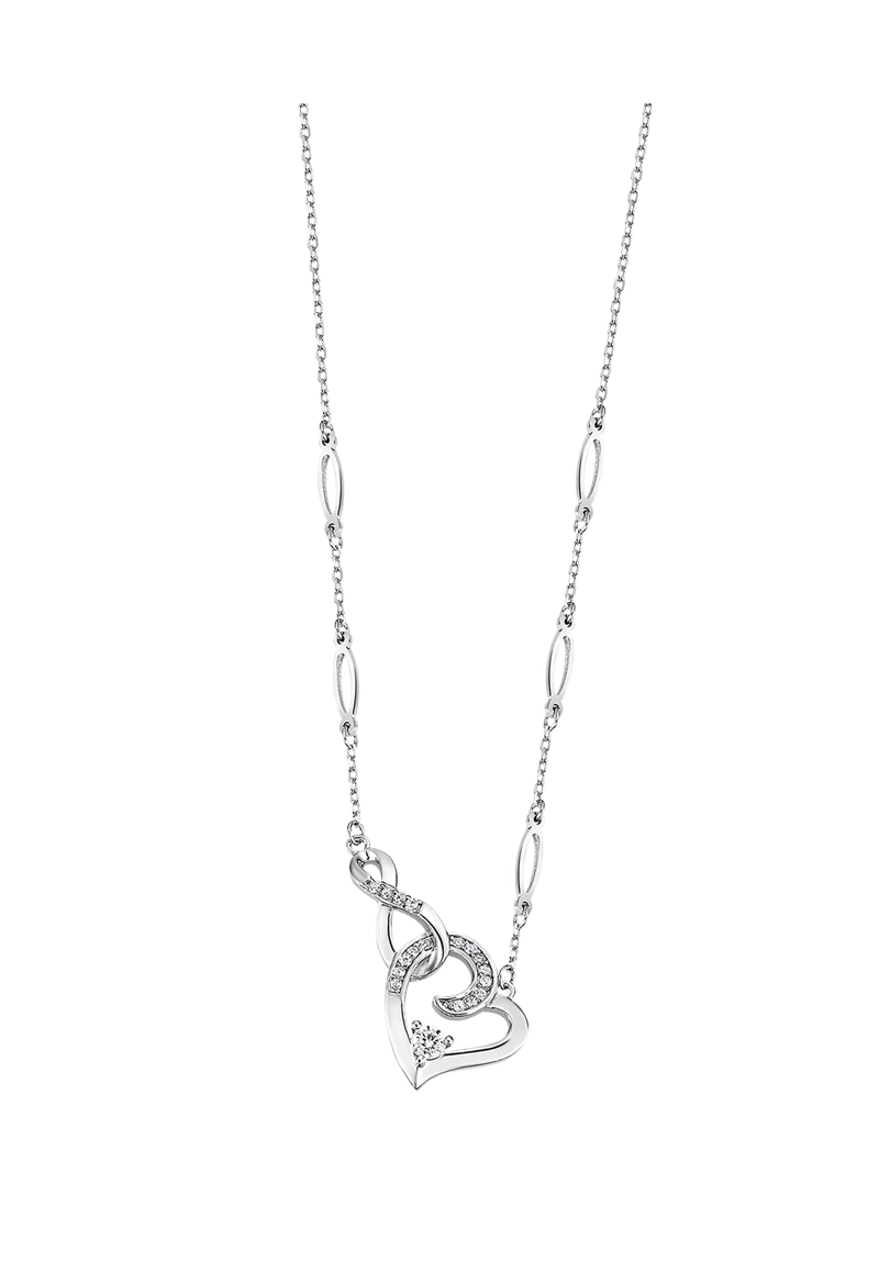 COLLAR LOTUS SILVER PLATA LP3518-1/1 MUJER MOMENTS - 1