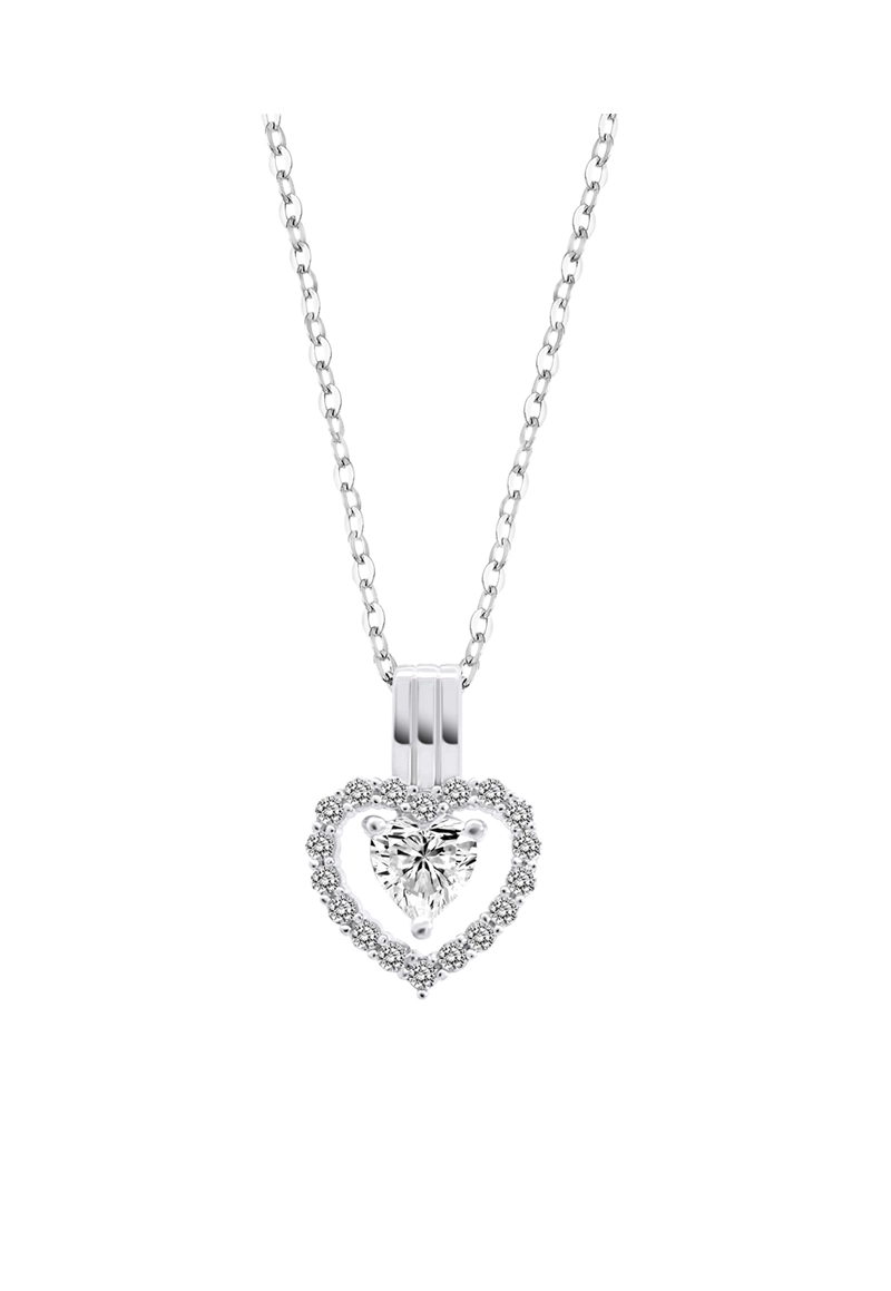 COLLAR LOTUS SILVER PLATA LP3555-1/1 MUJER LEROS - 1