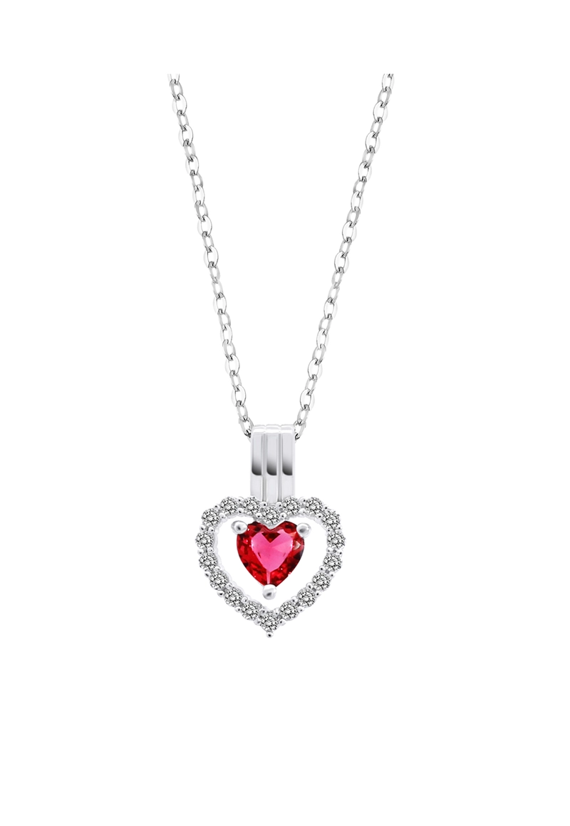 COLLAR LOTUS SILVER PLATA LP3555-1/3 MUJER LEROS - 1