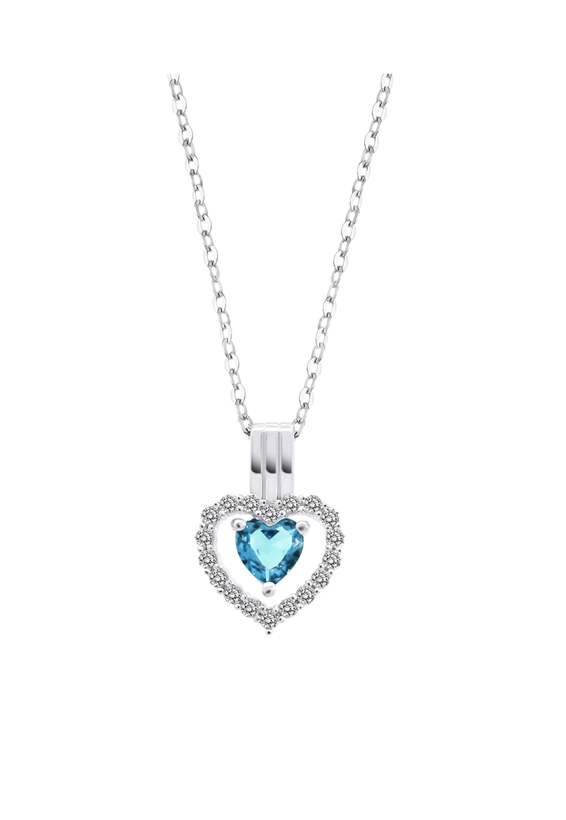 COLLAR LP3555-1/4 LOTUS SILVER MUJER LEROS - 1