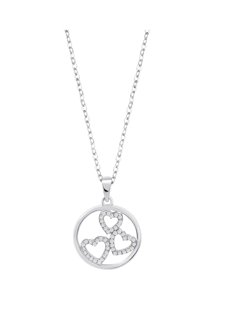 COLLAR LOTUS SILVER PLATA LP3593-1/1 MUJER MOMENTS - 1