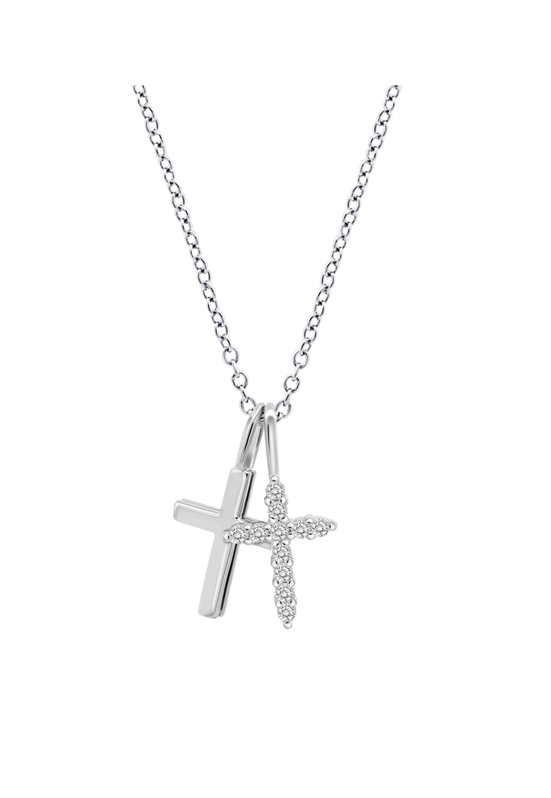 COLLAR LOTUS SILVER PLATA LP3631-1/1 MUJER FANTASY - 1
