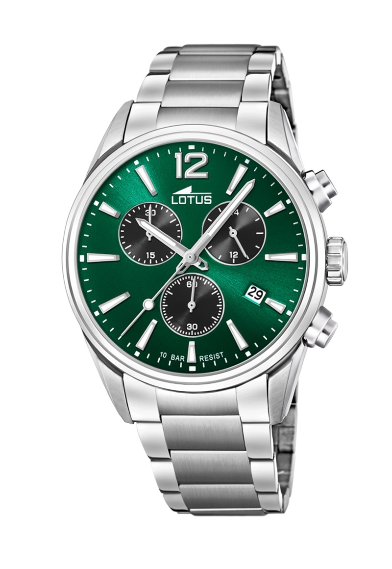 RELOJ LOTUS HOMBRE 18690/4 PLATEADO CHRONO - 1
