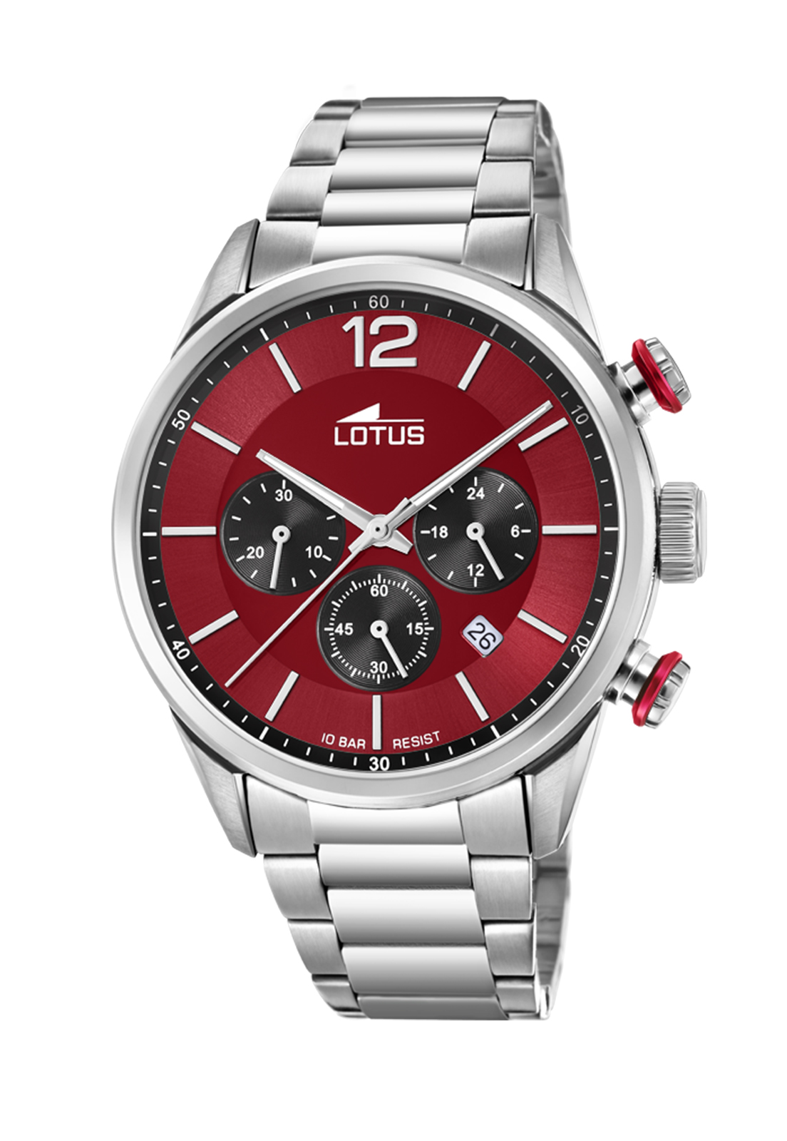 Lotus Orologio Uomo 18688/3 – Quarzo, Quadrante Rotondo, Data – Design Classico