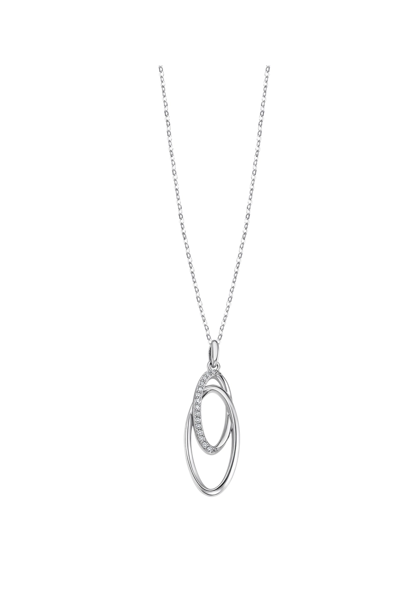 COLLAR LOTUS SILVER PLATA LP3489-1/1 MUJER MYSTIC - 1