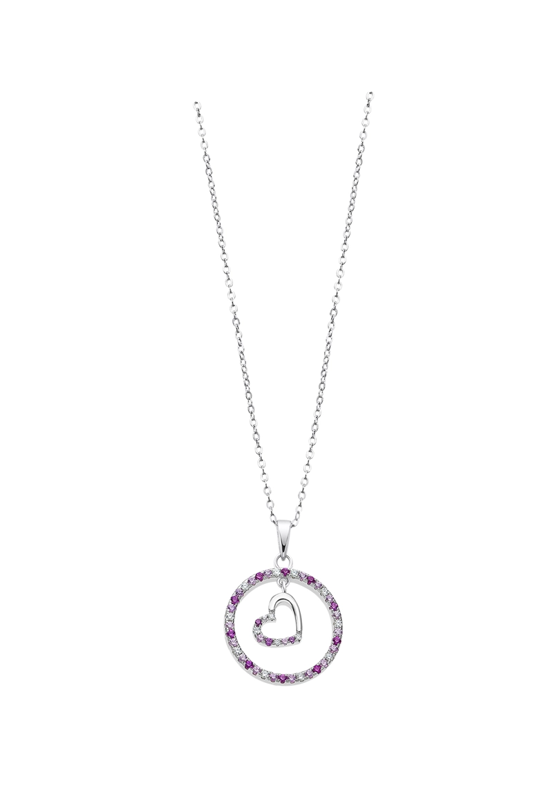 COLLAR LOTUS SILVER PLATA LP3488-1/1 MUJER MYSTIC - 1