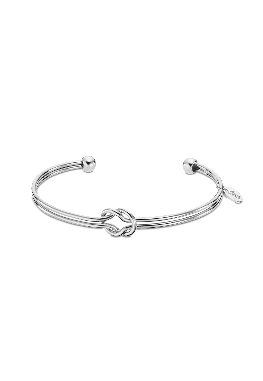 Bracciale donna in acciaio dorato con nodo Lotus Style LS2247/2/2