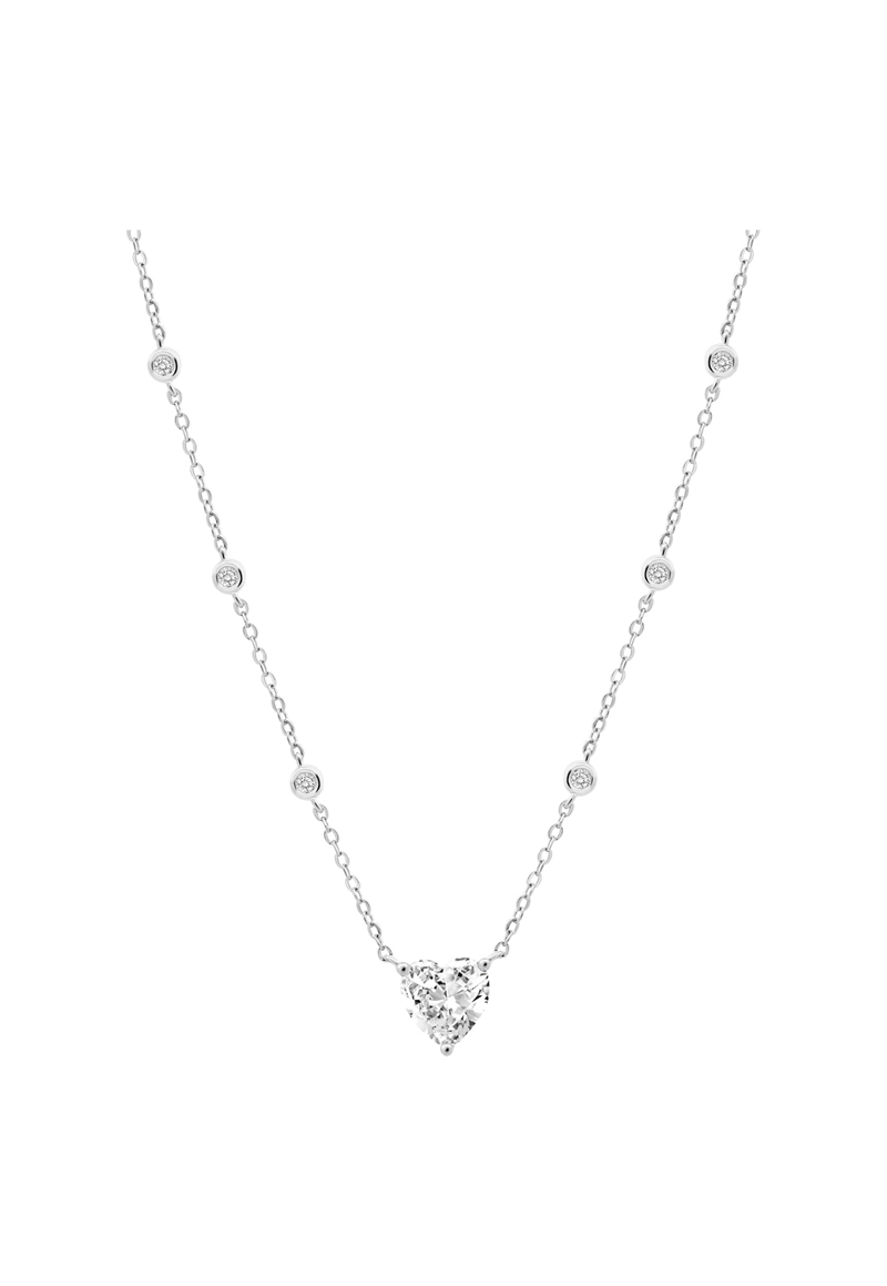 COLLAR LOTUS SILVER PLATA LP3648-1/1 MUJER MOMENTS - 1