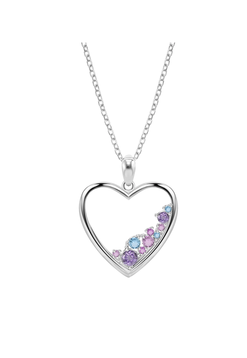 COLLAR LP3720-1/1 LOTUS SILVER MUJER LEROS - 1