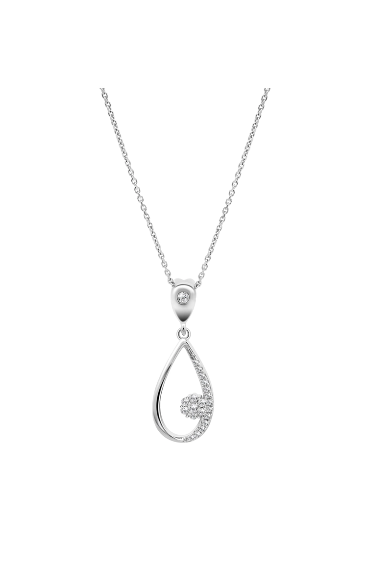 COLLAR LOTUS SILVER PLATA LP3736-1/1 MUJER FANTASY - 1