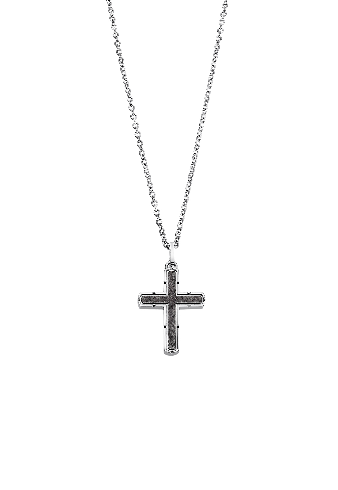COLLAR LOTUS STYLE LS2278-1/1 ACERO HOMBRE MEN IN BLACK - 1