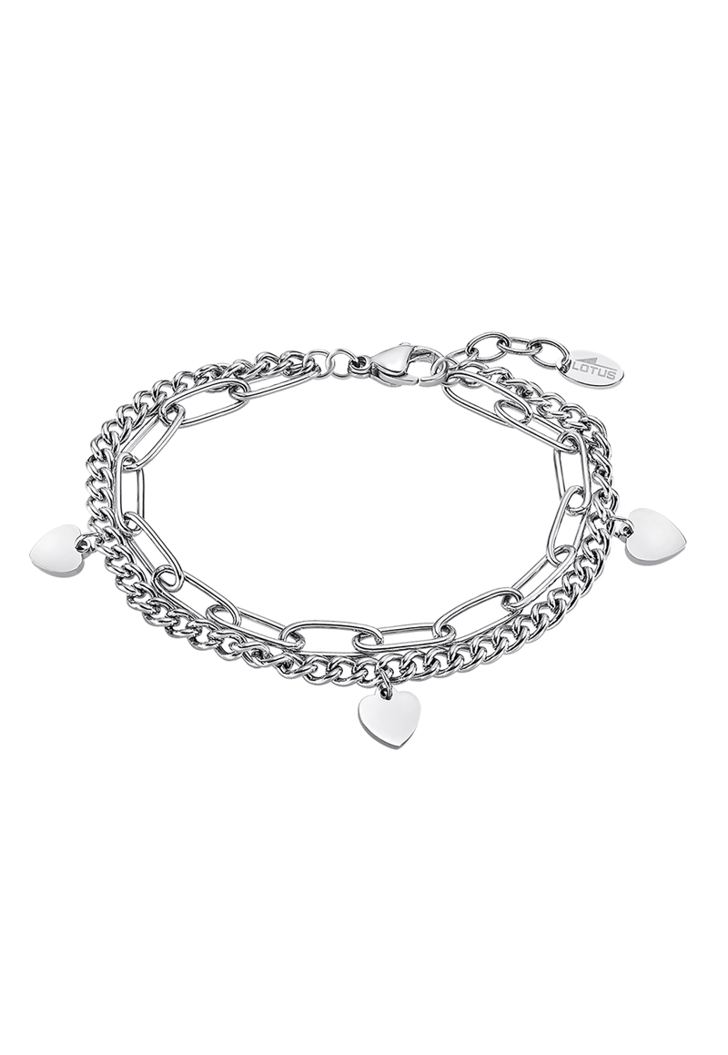PULSERA LOTUS STYLE LS2314-2/1 MUJER WOMANS HEART ACERO