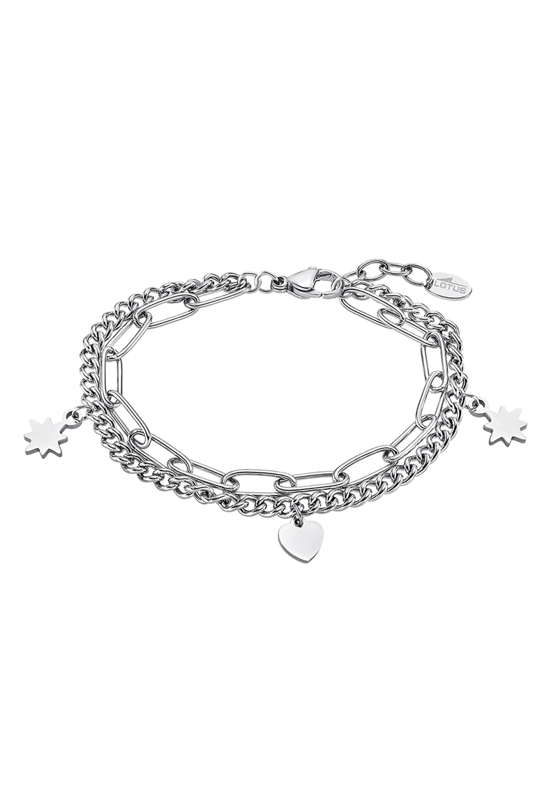 PULSERA LOTUS STYLE LS2313-2/1 MUJER WOMANS HEART ACERO