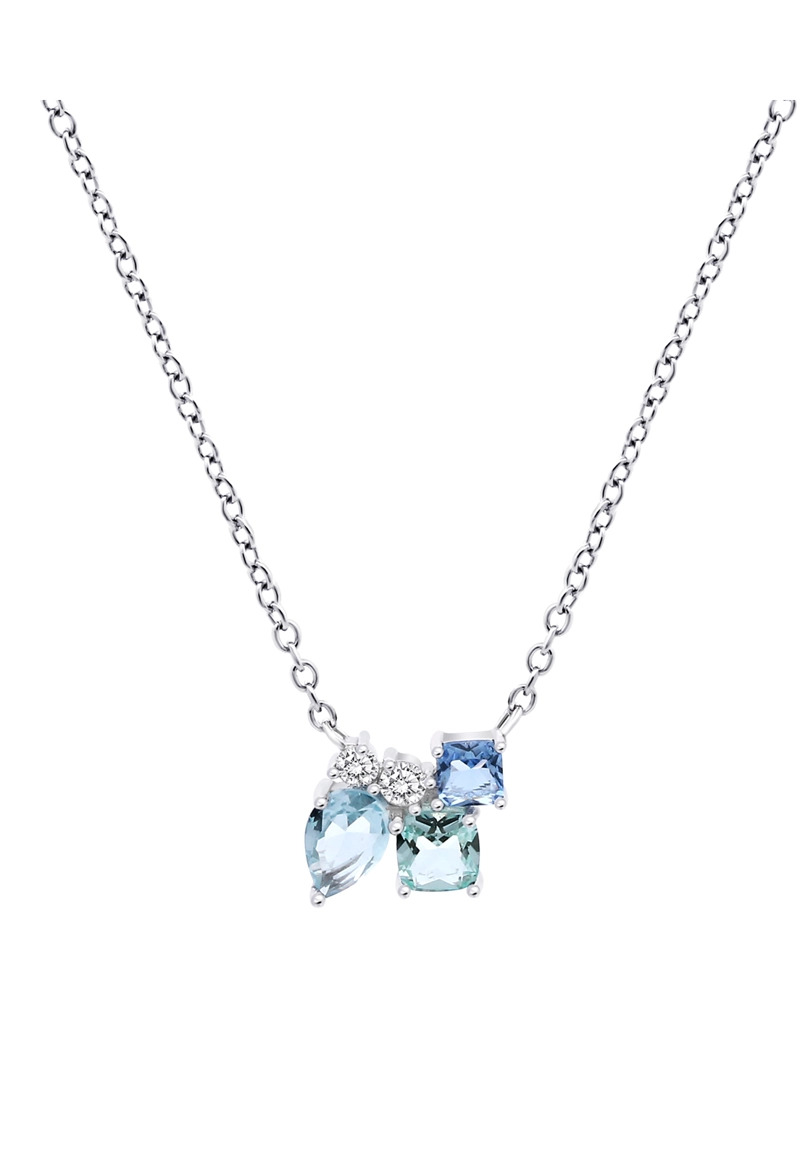COLLAR LP3637-1/1 LOTUS SILVER MUJER LEROS - 1