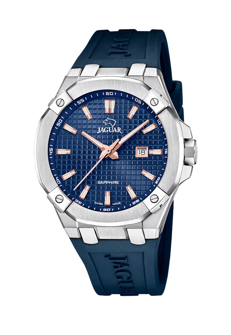 RELOJ DE PULSERA JAGUAR J1010/2 SWISS AZUL HOMBRE DIPLOMATIC - 1