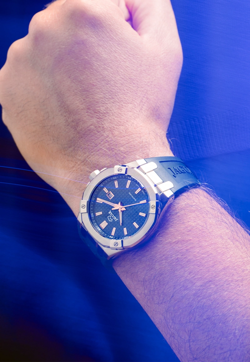 RELOJ DE PULSERA JAGUAR J1010/2 SWISS AZUL HOMBRE DIPLOMATIC - 3