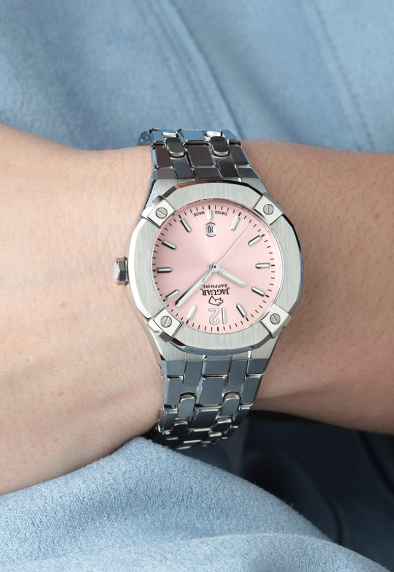RELOJ DE PULSERA JAGUAR J1016/2 SWISS PLATEADO MUJER DIPLOMATIC - 2