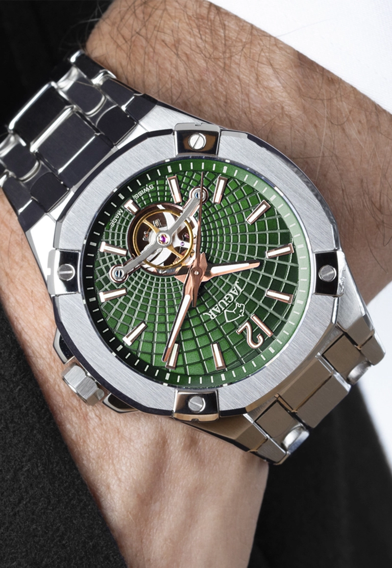 RELOJ DE PULSERA JAGUAR J1007/3 SWISS VERDE HOMBRE AUTOMÁTICO - 3