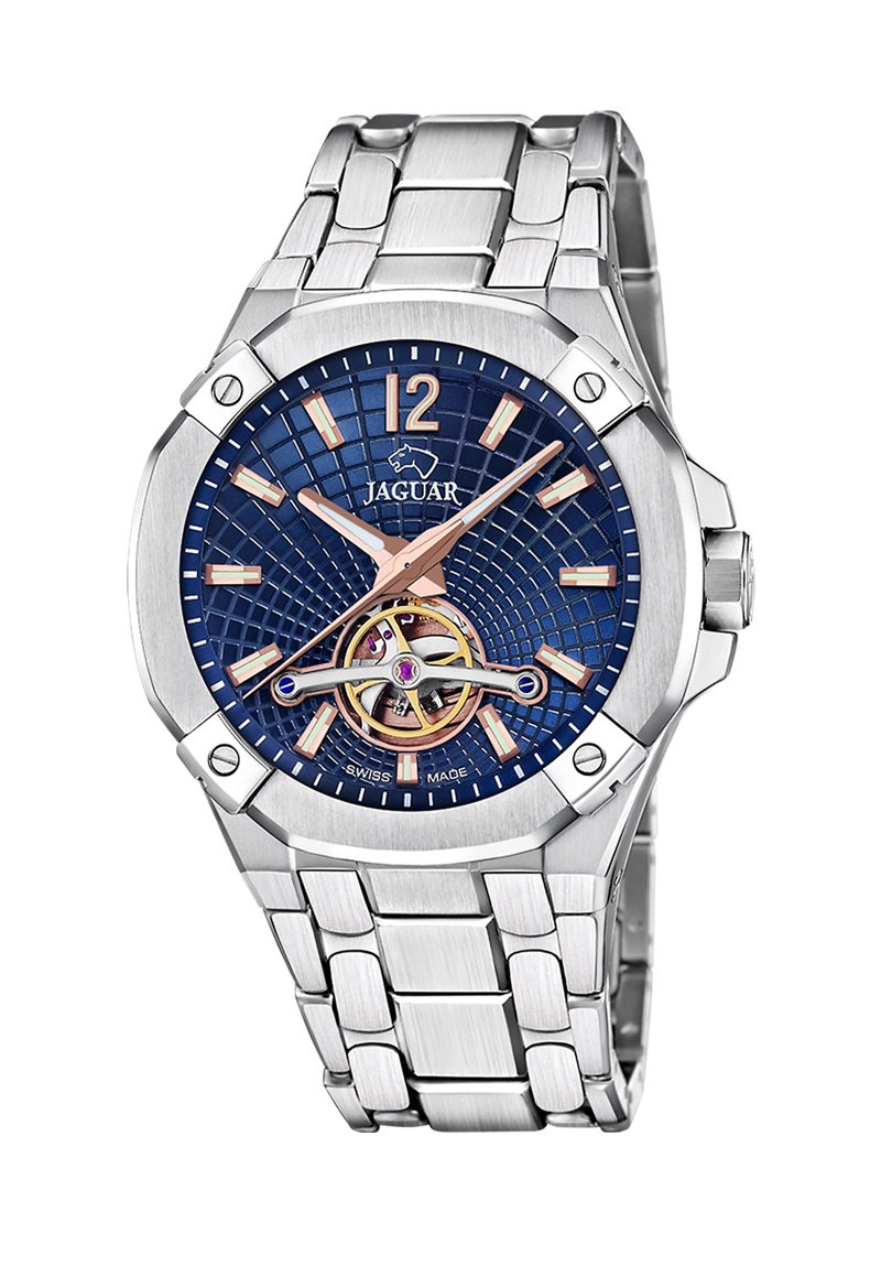 RELOJ DE PULSERA JAGUAR J1007/2 SWISS AZUL HOMBRE AUTOMÁTICO - 1