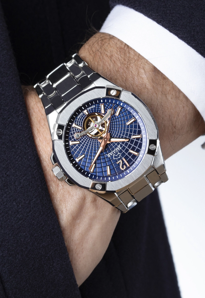 RELOJ DE PULSERA JAGUAR J1007/2 SWISS AZUL HOMBRE AUTOMÁTICO - 3