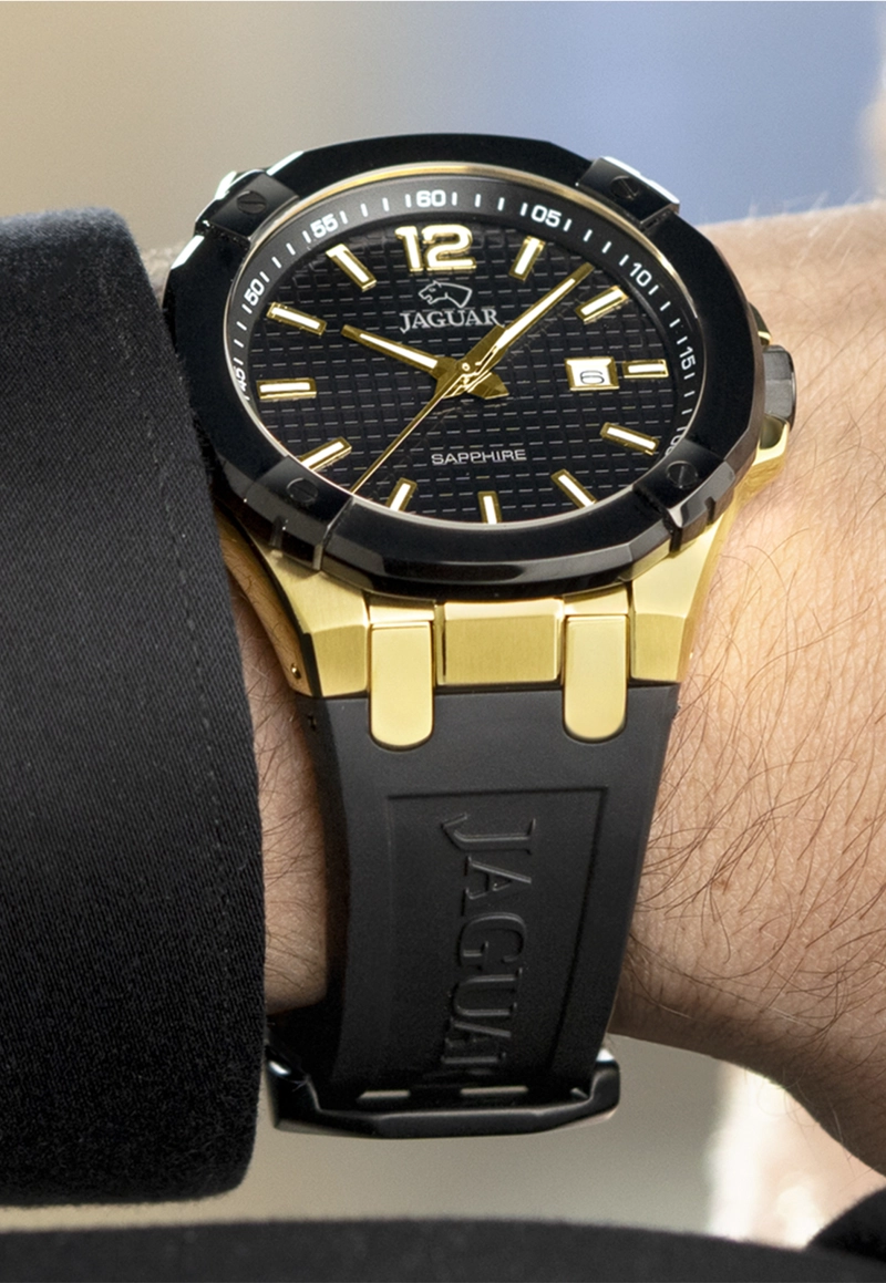 RELOJ DE PULSERA JAGUAR J1012/1 SWISS NEGRO HOMBRE DIPLOMATIC - 2