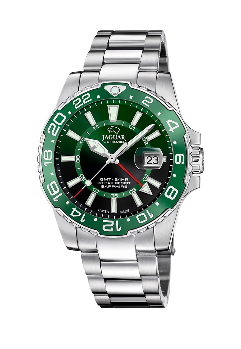 RELOJ DE PULSERA JAGUAR J1011/3 SWISS VERDE HOMBRE CERAMIC