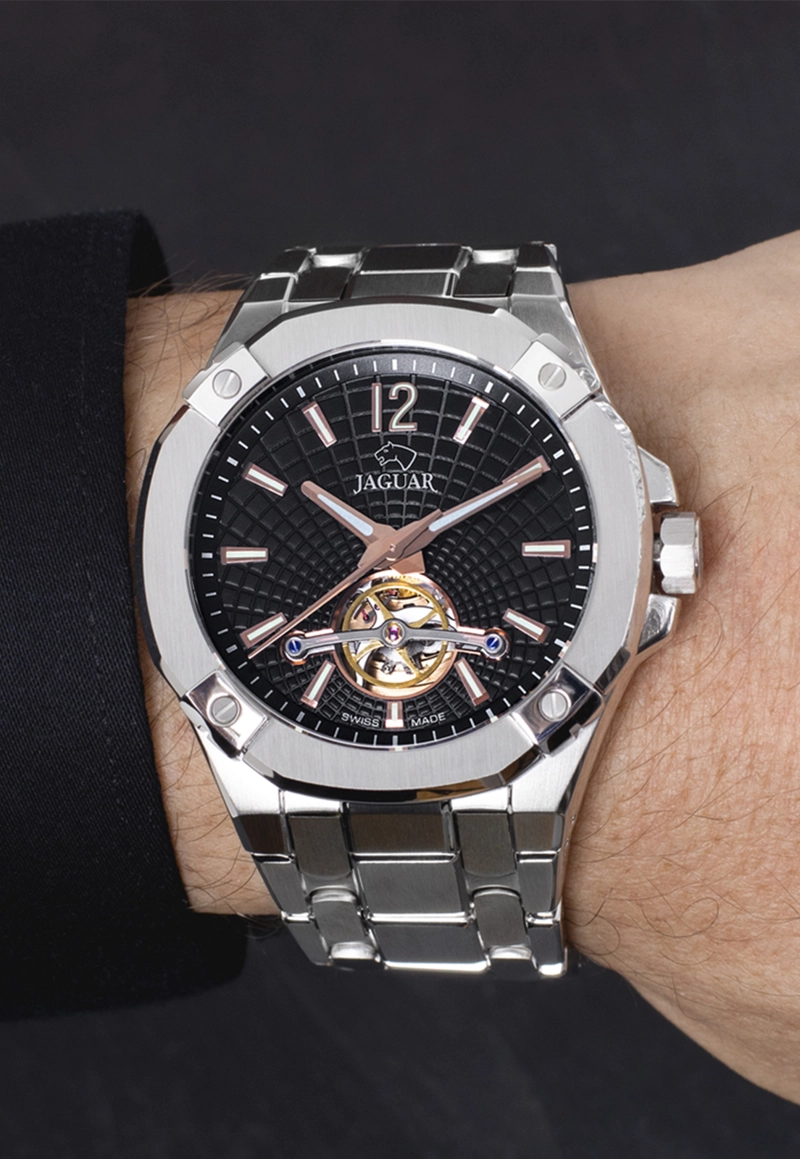 RELOJ DE PULSERA JAGUAR J1007/4 SWISS NEGRO HOMBRE AUTOMÁTICO - 4
