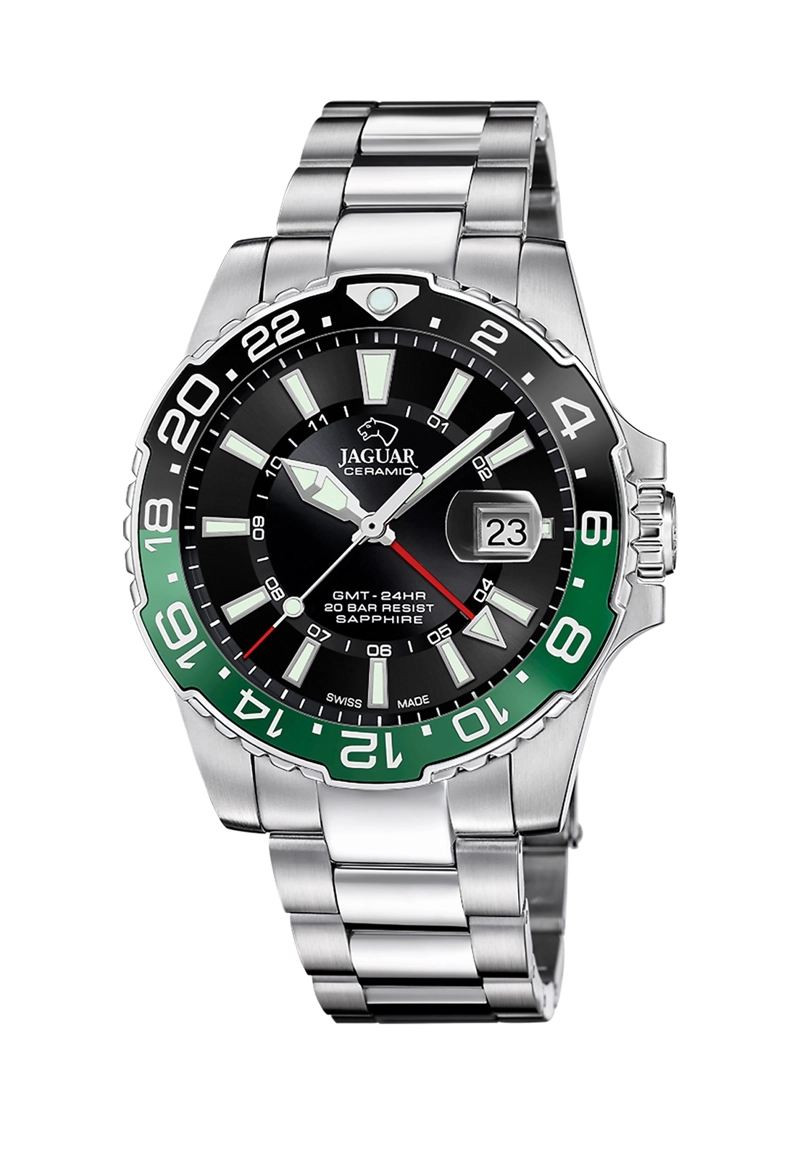 RELOJ DE PULSERA JAGUAR J1011/5 SWISS NEGRO HOMBRE CERAMIC - 1