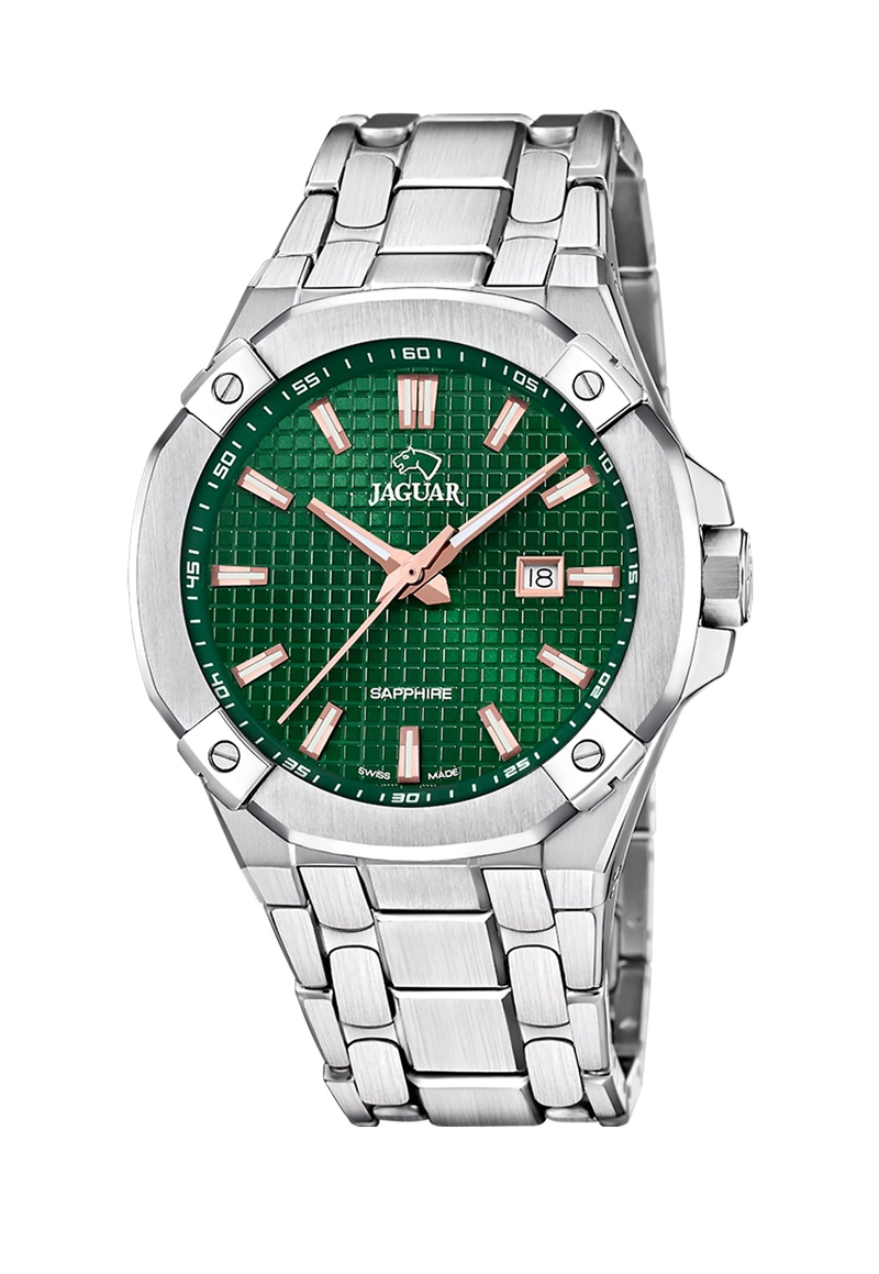 RELOJ DE PULSERA JAGUAR J1009/3 SWISS VERDE HOMBRE DIPLOMATIC - 1