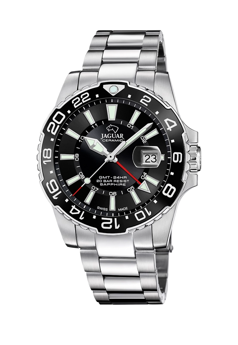 RELOJ DE PULSERA JAGUAR J1011/6 SWISS NEGRO HOMBRE CERAMIC - 1