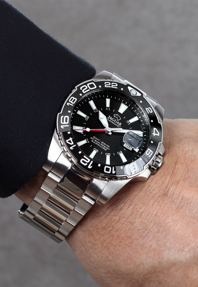 RELOJ DE PULSERA JAGUAR J1011/6 SWISS NEGRO HOMBRE CERAMIC - 3