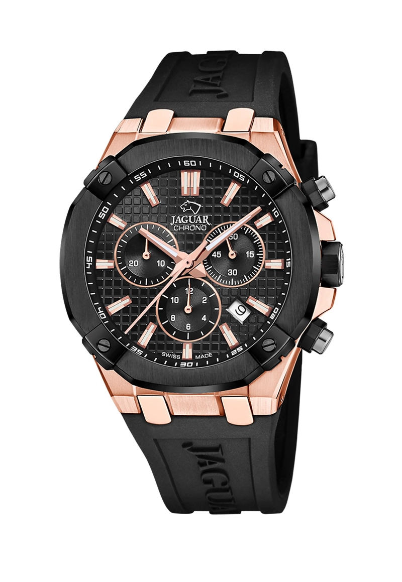 RELOJ J1015/1 JAGUAR SWISS NEGRO HOMBRE DIPLOMATIC - 1