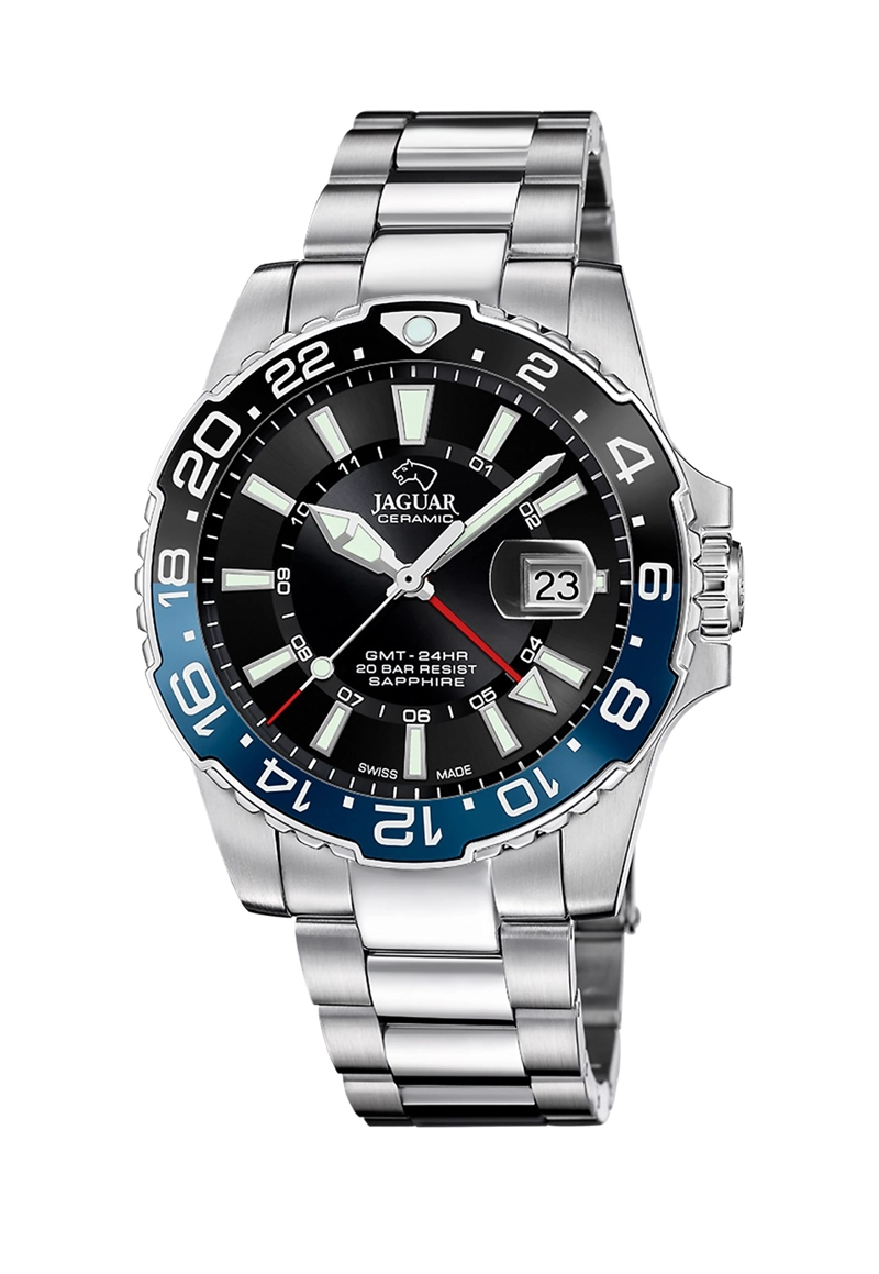 RELOJ DE PULSERA JAGUAR J1011/4 SWISS NEGRO HOMBRE CERAMIC - 1