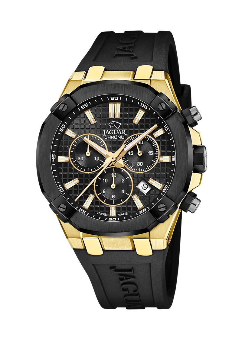 RELOJ DE PULSERA JAGUAR J1014/1 SWISS NEGRO HOMBRE DIPLOMATIC - 1