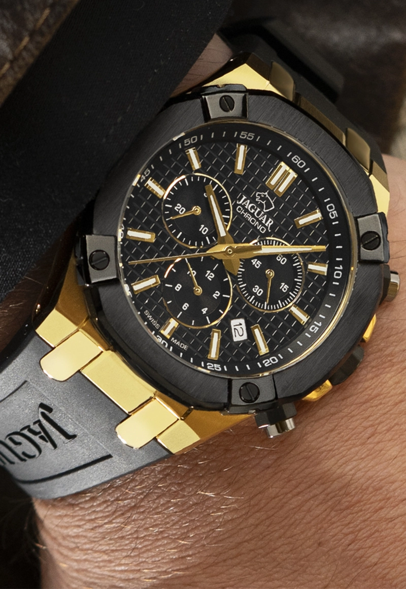 RELOJ DE PULSERA JAGUAR J1014/1 SWISS NEGRO HOMBRE DIPLOMATIC - 2