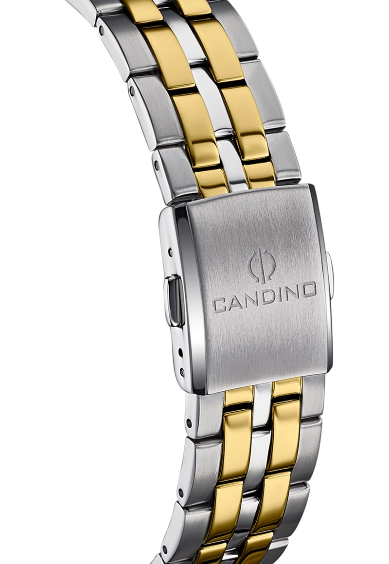 RELOJ DE PULSERA CANDINO C4706/A SWISS DORADO HOMBRE COUPLES CLASSIC - 2