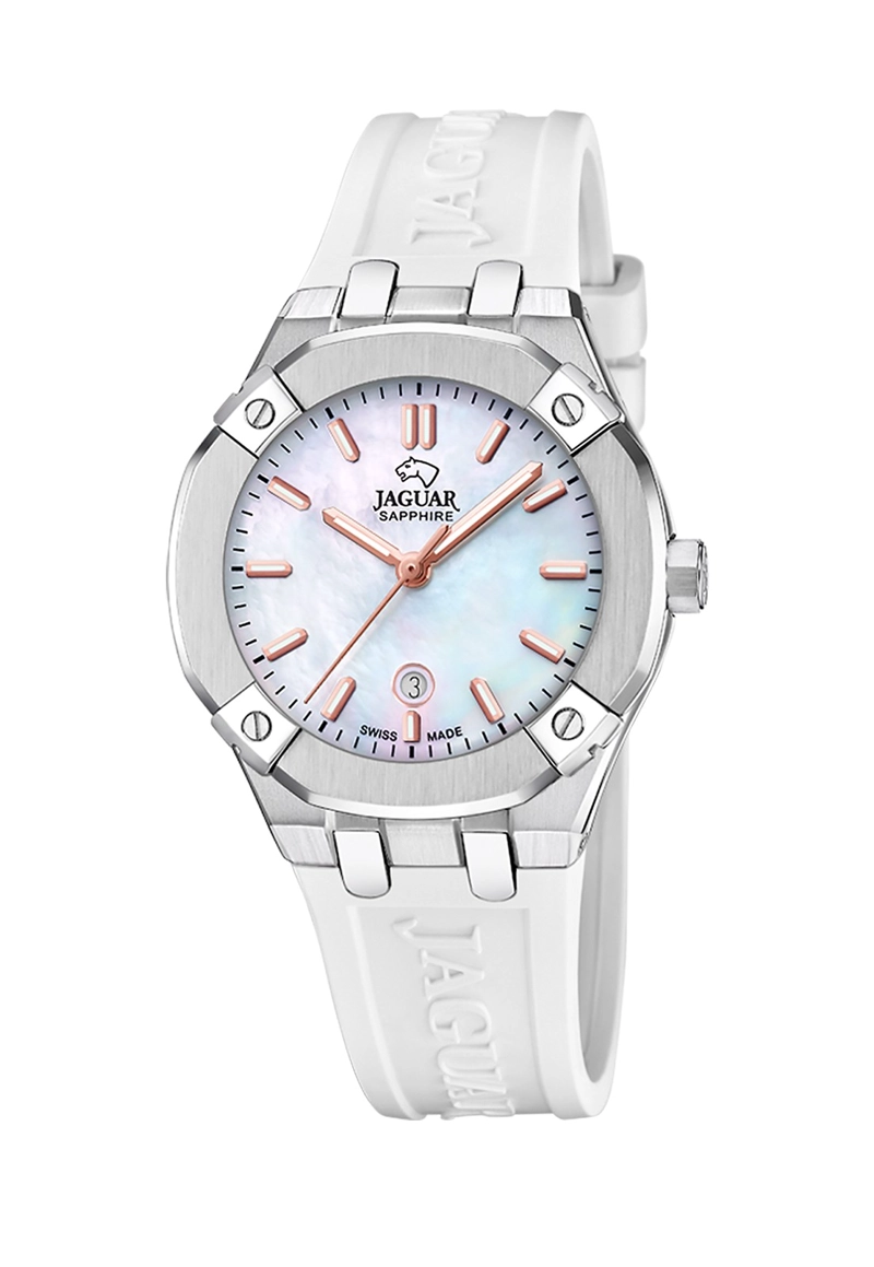 RELOJ DE PULSERA JAGUAR J1017/1 SWISS BLANCO MUJER DIPLOMATIC - 1
