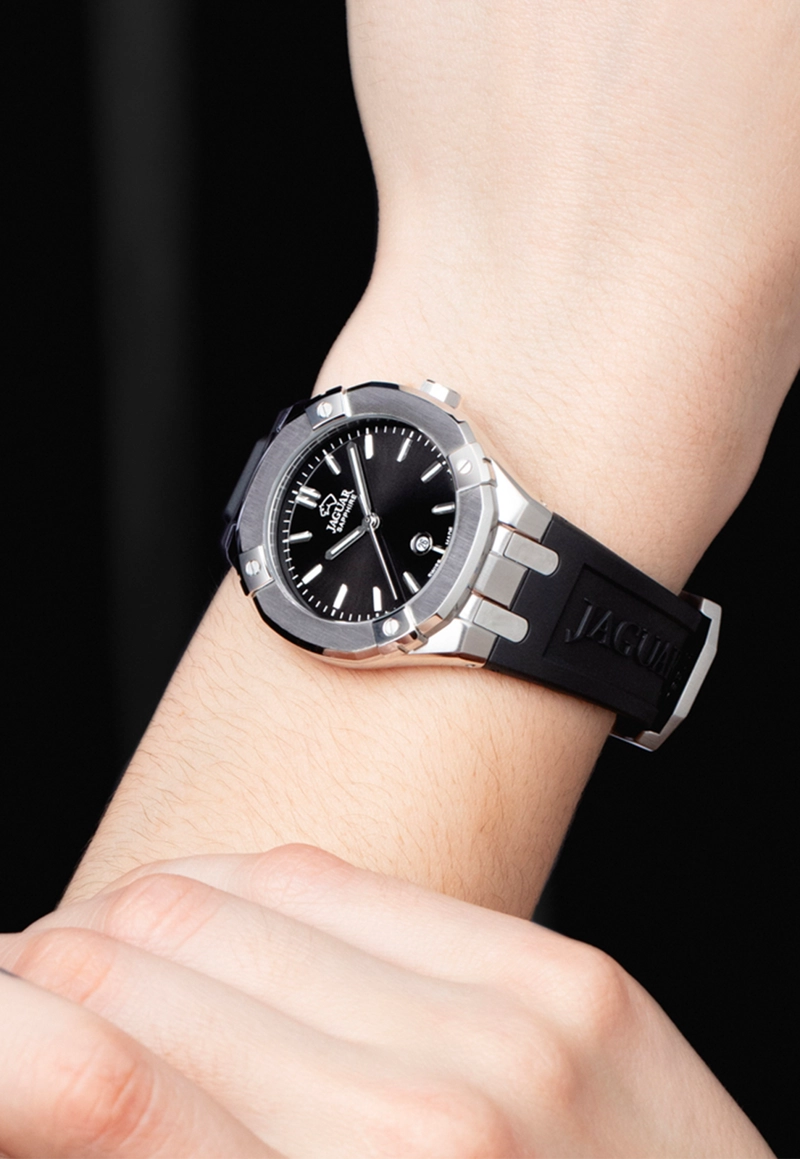 RELOJ DE PULSERA JAGUAR J1017/2 SWISS NEGRO MUJER DIPLOMATIC - 2