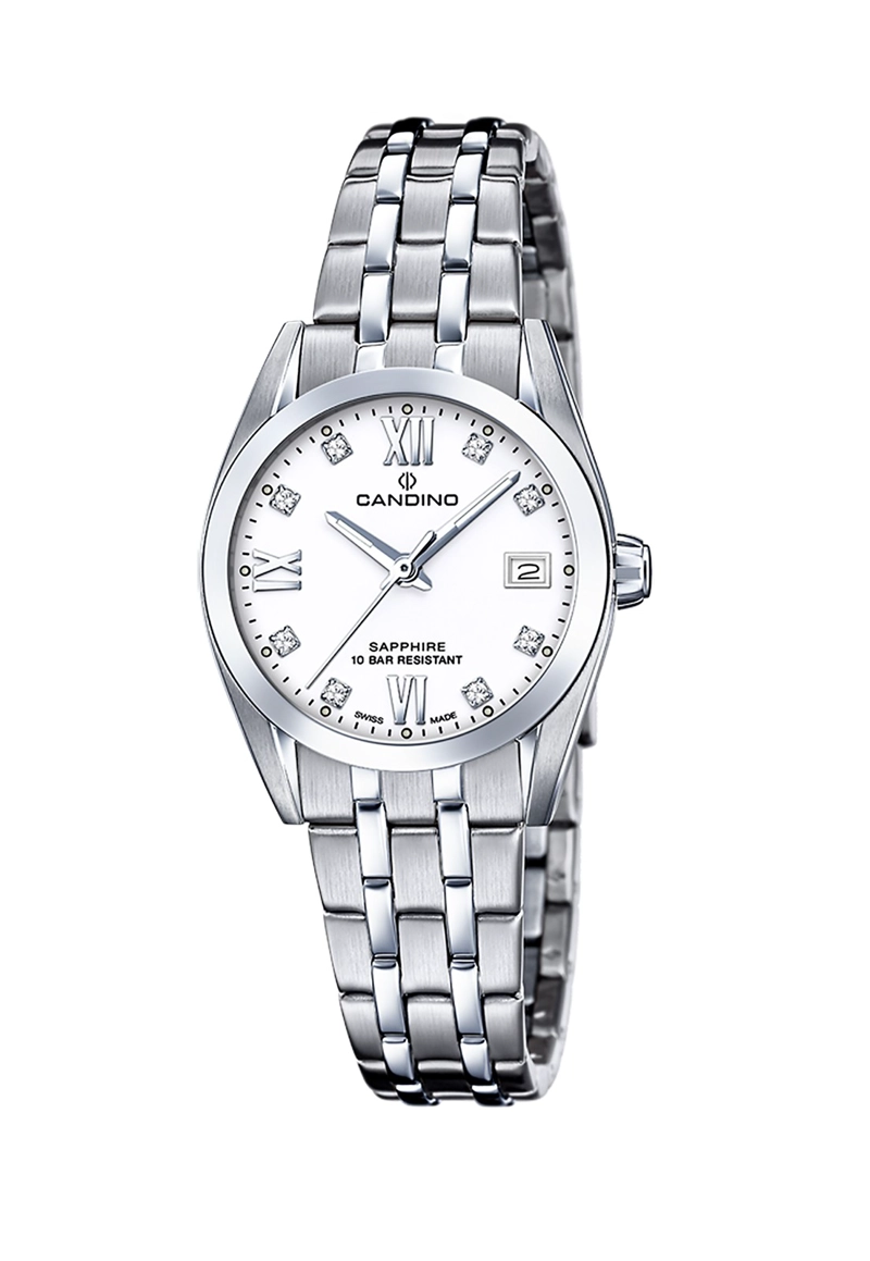 RELOJ DE PULSERA CANDINO C4703/A SWISS BLANCO HOMBRE COUPLES CLASSIC - 1