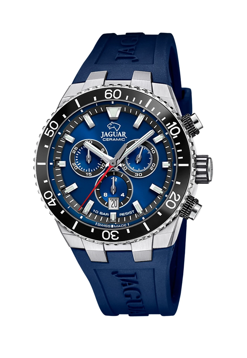 RELOJ J1021/1 JAGUAR SWISS AZUL HOMBRE CERAMIC - 1
