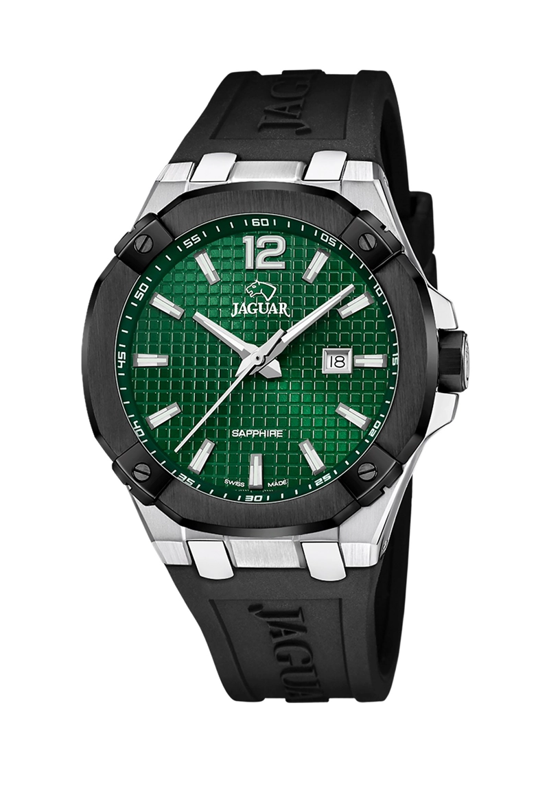RELOJ DE PULSERA JAGUAR J1019/1 SWISS VERDE HOMBRE DIPLOMATIC - 1
