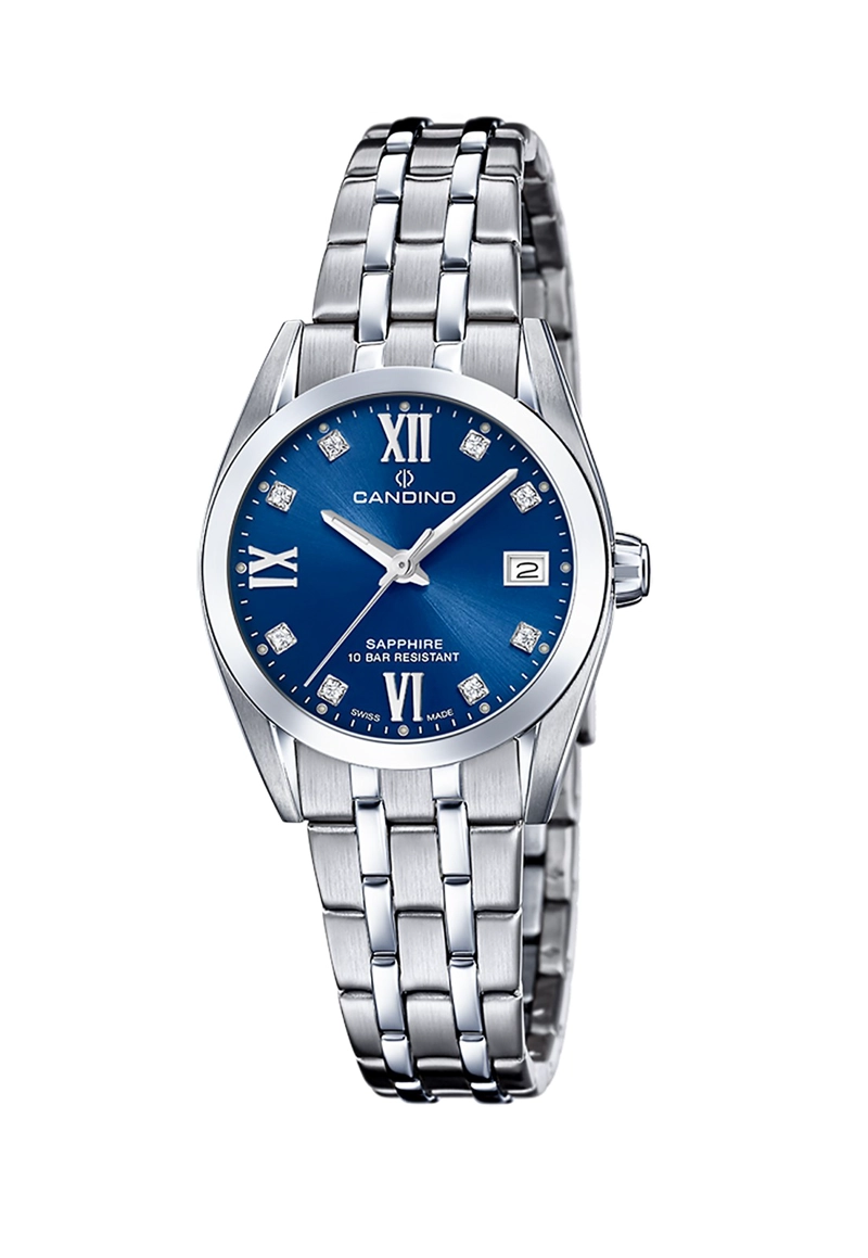 RELOJ DE PULSERA CANDINO C4703/B SWISS AZUL HOMBRE COUPLES CLASSIC - 1