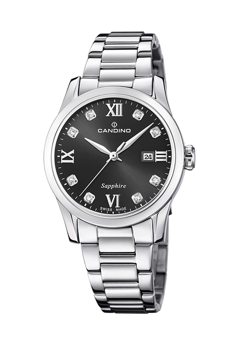 RELOJ DE PULSERA CANDINO C4738/4 SWISS NEGRO MUJER COUPLES CLASSIC - 1