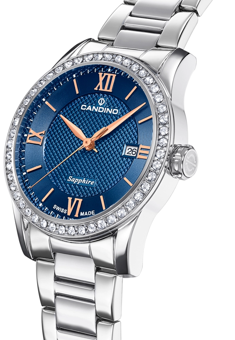 RELOJ C4740/2 CANDINO SWISS AZUL MUJER COUPLES CLASSIC - 2