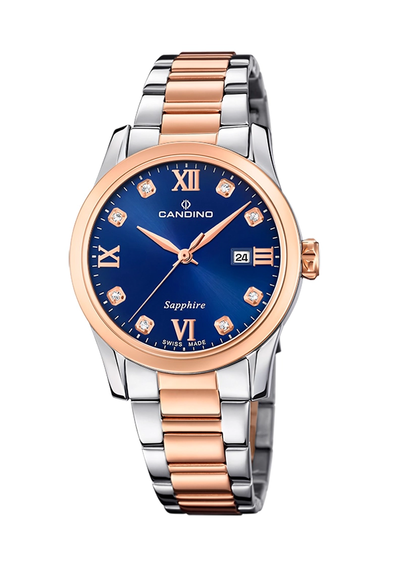 RELOJ DE PULSERA CANDINO C4739/4 SWISS AZUL MUJER COUPLES CLASSIC - 1