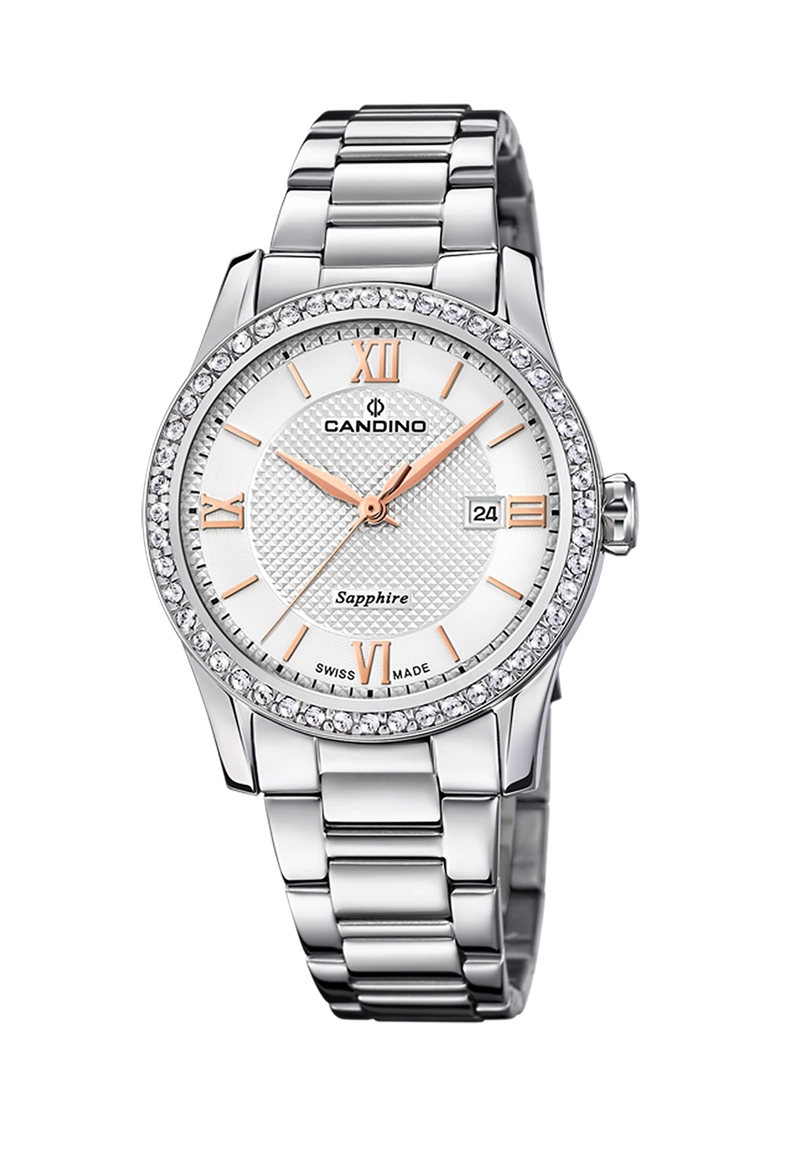 RELOJ DE PULSERA CANDINO C4740/1 SWISS PLATEADO MUJER COUPLES CLASSIC - 1